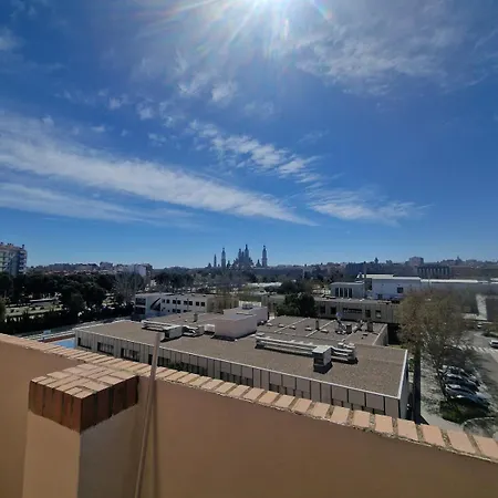 Penthouse With Views Of The Pilar Saragozza